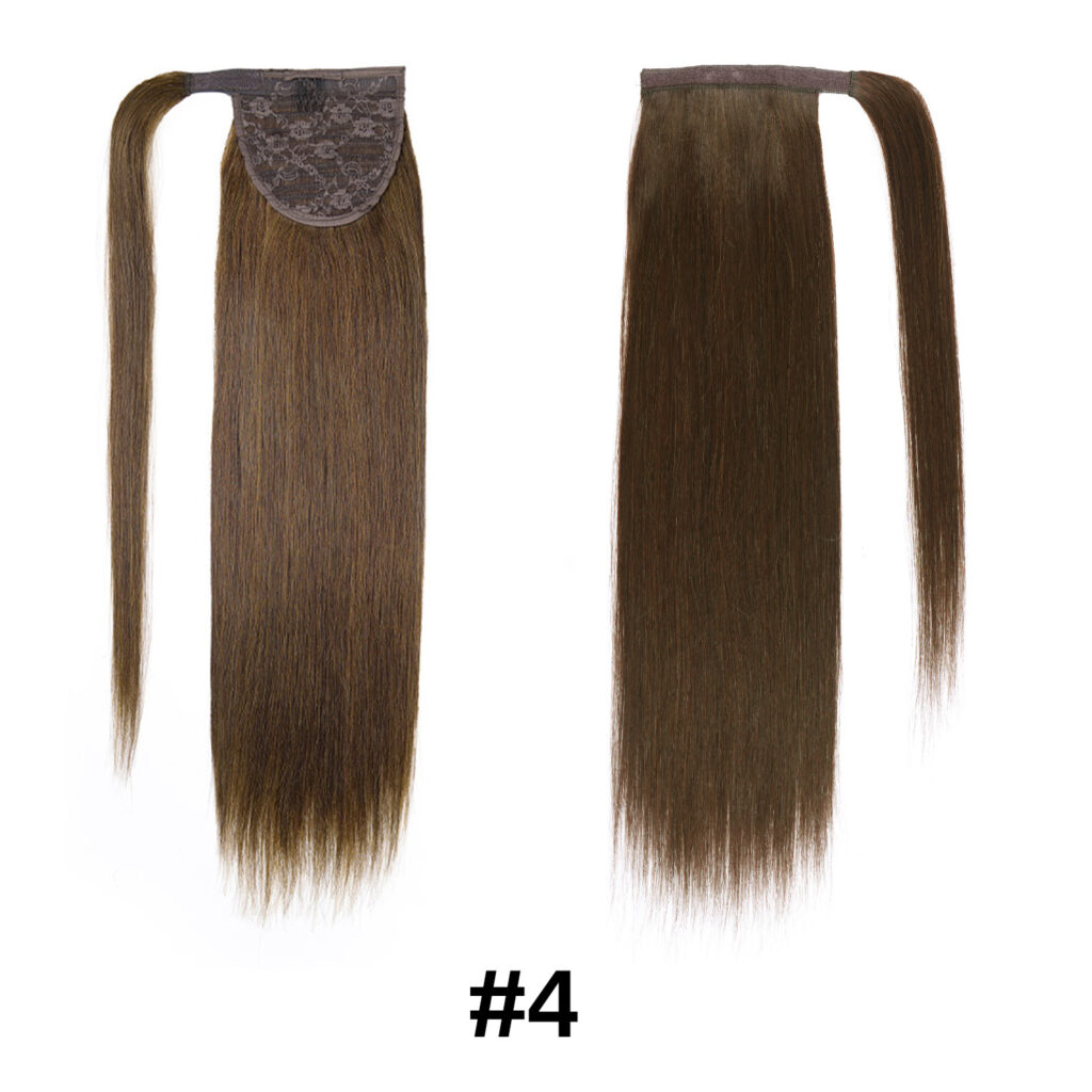 Extensiones de pelo tipo coleta 27 Extensiones de pelo en coleta, 100 % cabello humano - 013