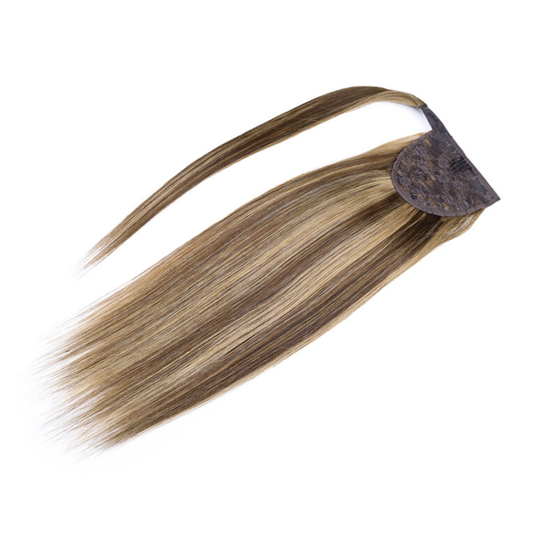 Extensiones de pelo en coleta, 100 % cabello humano - 02