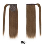 Extensiones de pelo en coleta, 100 % cabello humano - 04